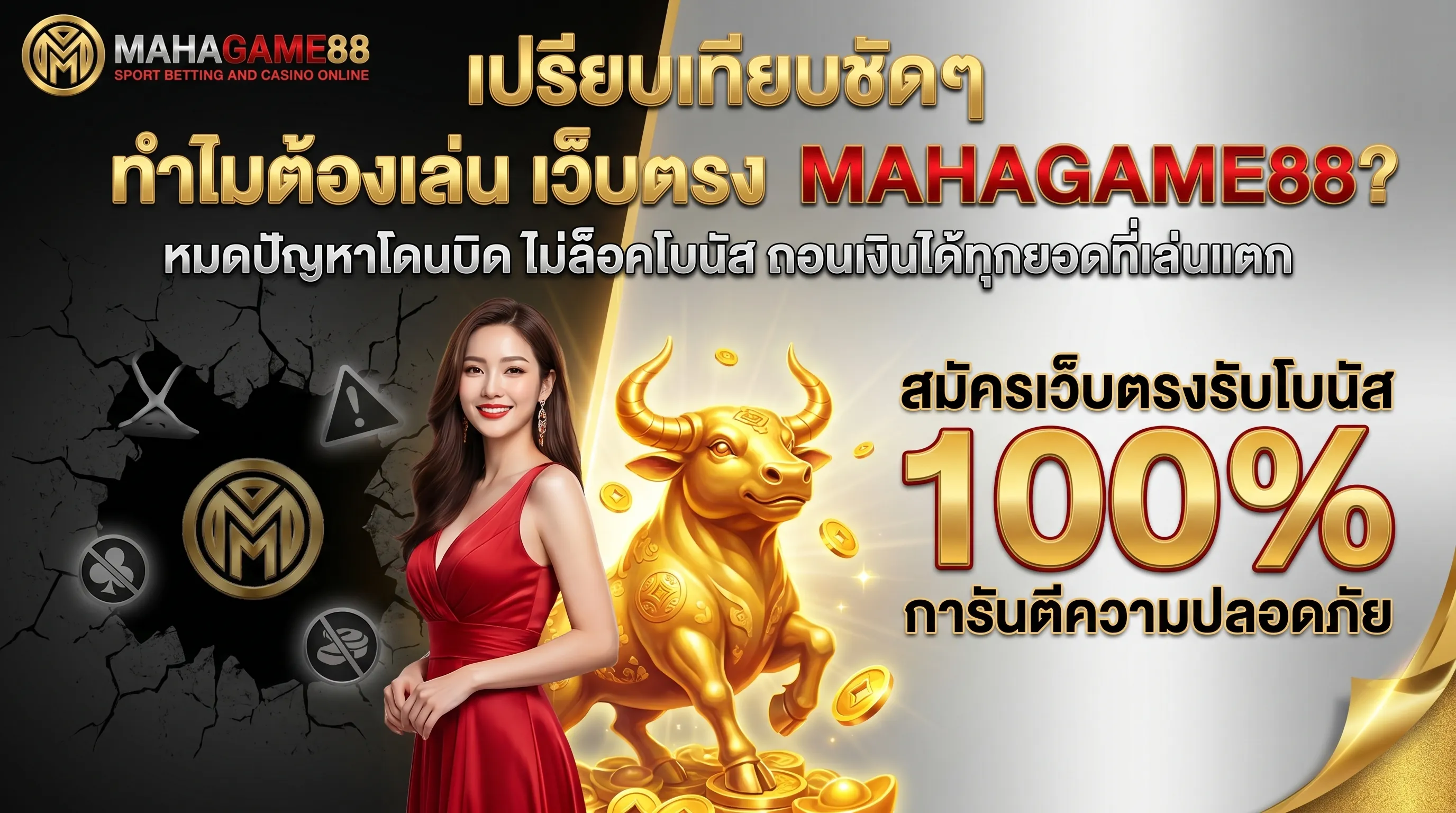 เว็บตรง MAHAGAME88 สล็อตเว็บตรงไม่ผ่านเอเย่นต์ ปลอดภัย ไม่ล็อคยูสเซอร์